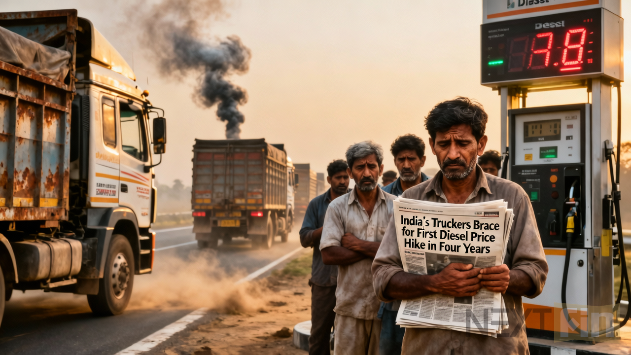 India’s Truckers Brace for First Diesel Price Hike in Four Years
