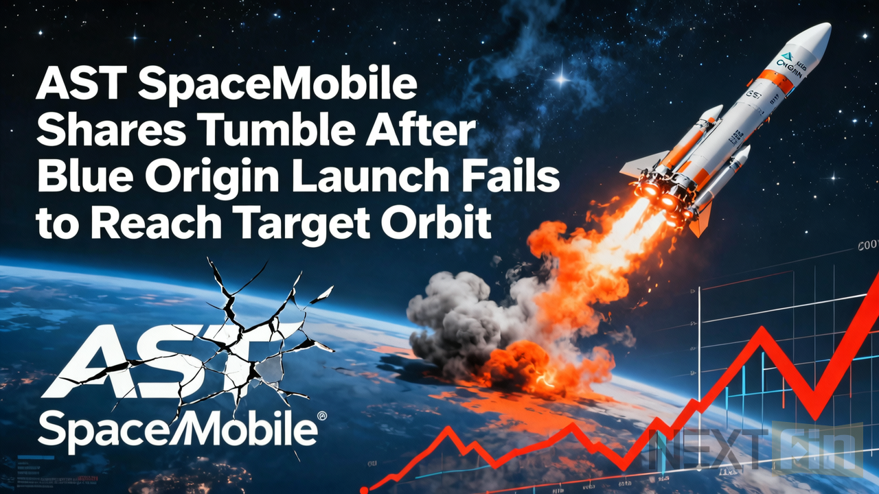 AST SpaceMobile Shares Tumble After Blue Origin Launch Fails to Reach Target Orbit