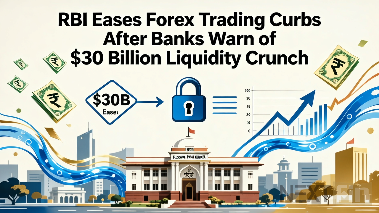 RBI Eases Forex Trading Curbs After Banks Warn of $30 Billion Liquidity Crunch