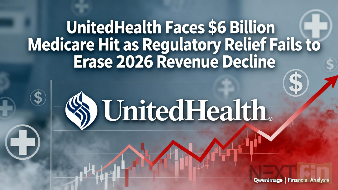 UnitedHealth Faces $6 Billion Medicare Hit as Regulatory Relief Fails to Erase 2026 Revenue Decline