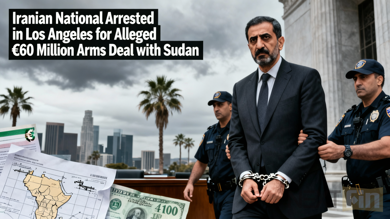 Iranian National Arrested in Los Angeles for Alleged €60 Million Arms Deal with Sudan