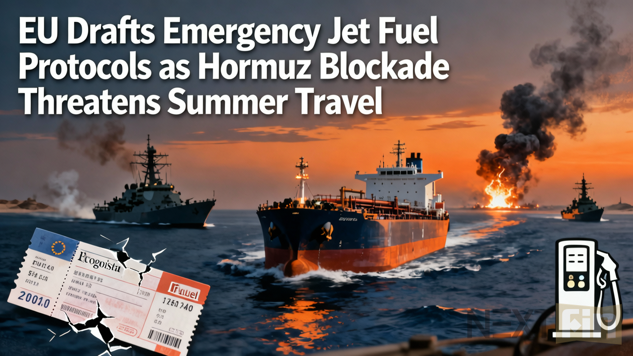EU Drafts Emergency Jet Fuel Protocols as Hormuz Blockade Threatens Summer Travel