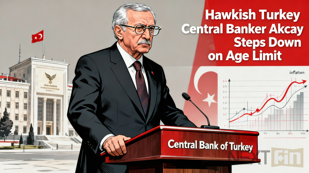 Hawkish Turkey Central Banker Akcay Steps Down on Age Limit
