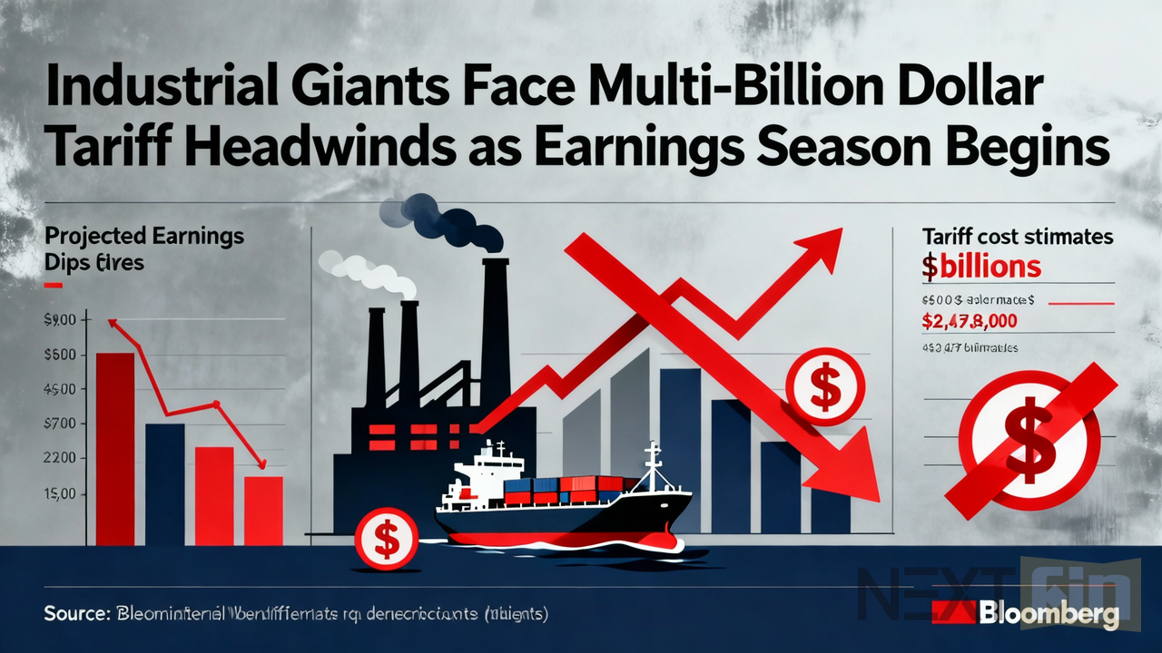 Industrial Giants Face Multi-Billion Dollar Tariff Headwinds as Earnings Season Begins