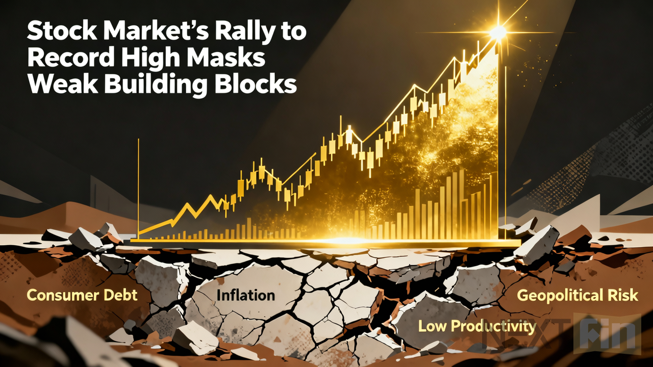Stock Market’s Rally to Record High Masks Weak Building Blocks