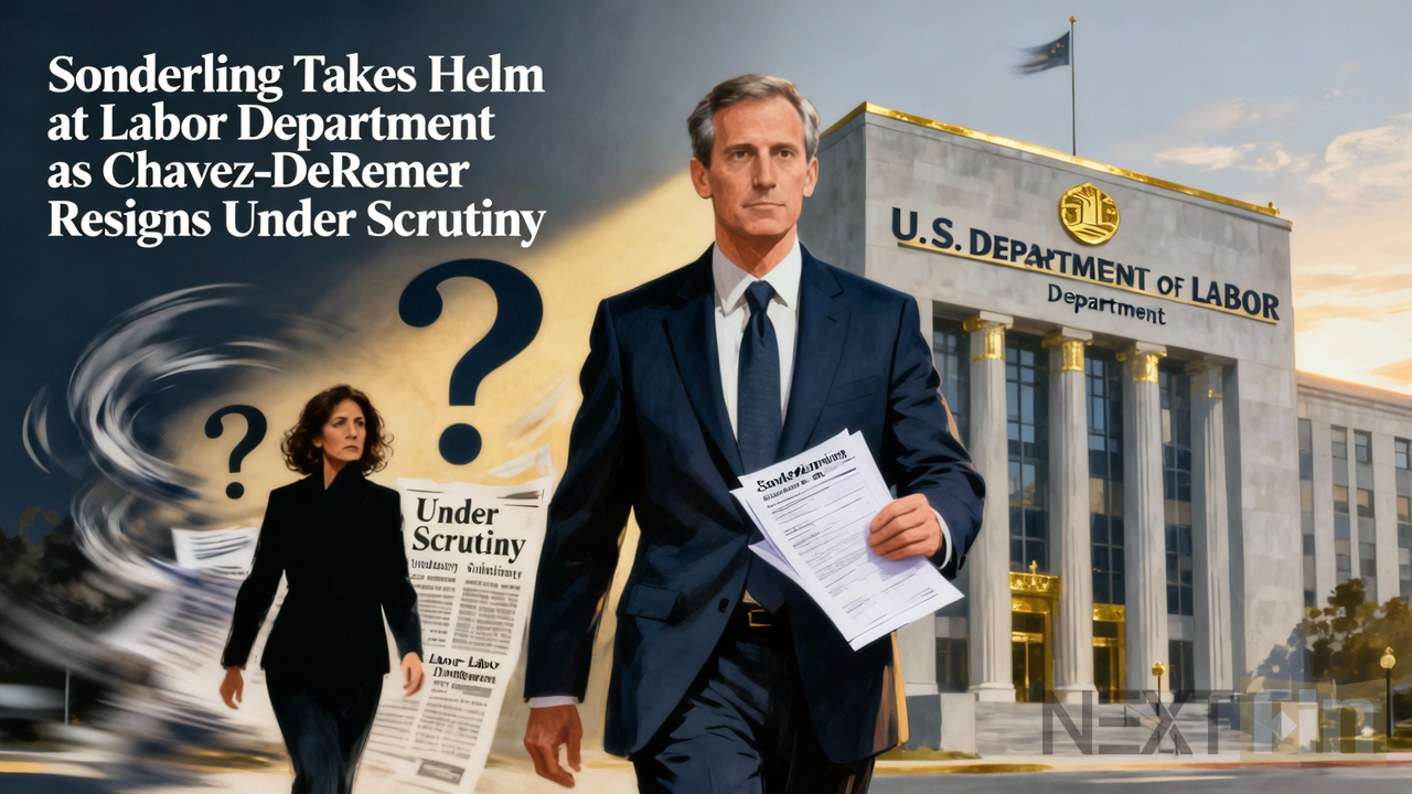 Sonderling Takes Helm at Labor Department as Chavez-DeRemer Resigns Under Scrutiny