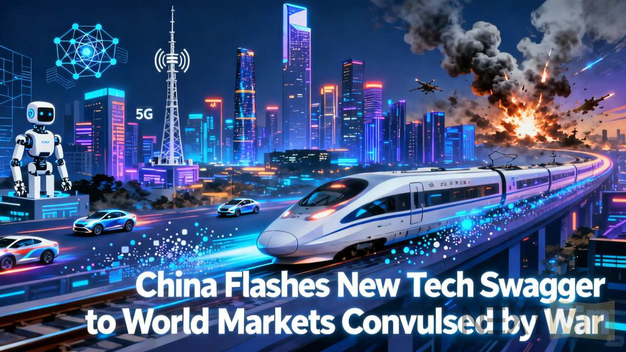China Flashes New Tech Swagger to World Markets Convulsed by War