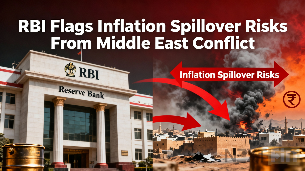 RBI Flags Inflation Spillover Risks From Middle East Conflict