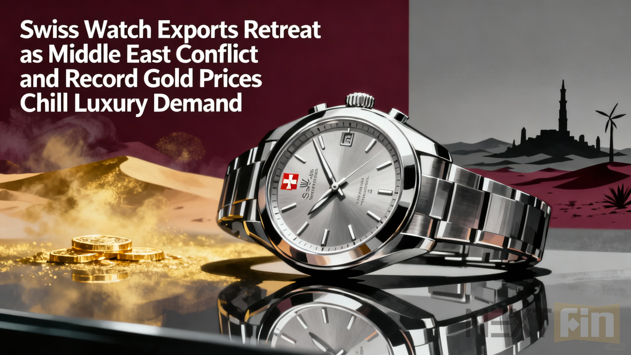 Swiss Watch Exports Retreat as Middle East Conflict and Record Gold Prices Chill Luxury Demand