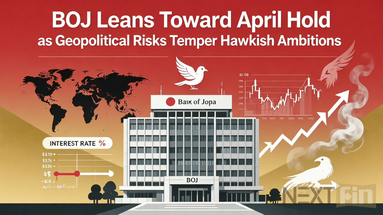 BOJ Leans Toward April Hold as Geopolitical Risks Temper Hawkish Ambitions