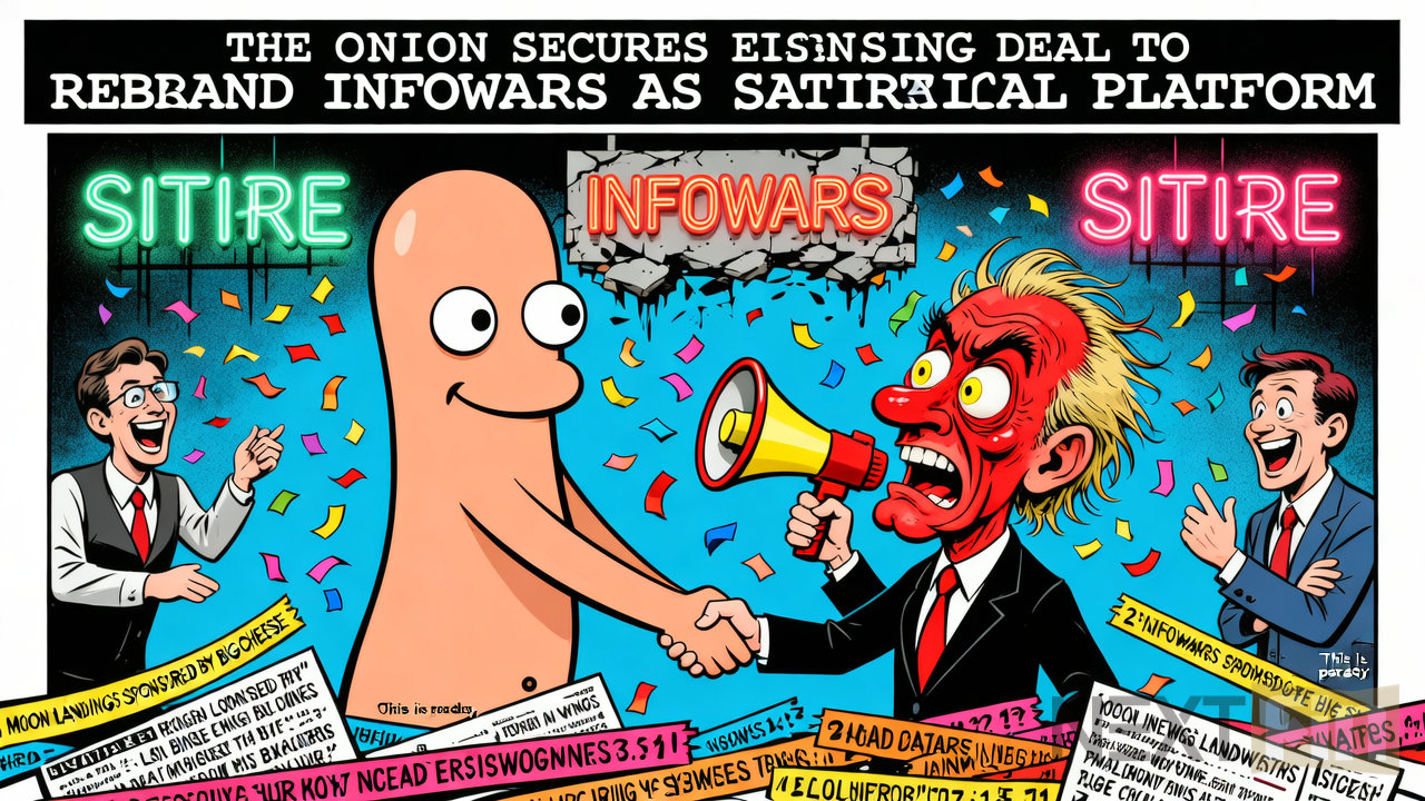 The Onion Secures Licensing Deal to Rebrand Infowars as Satirical Platform