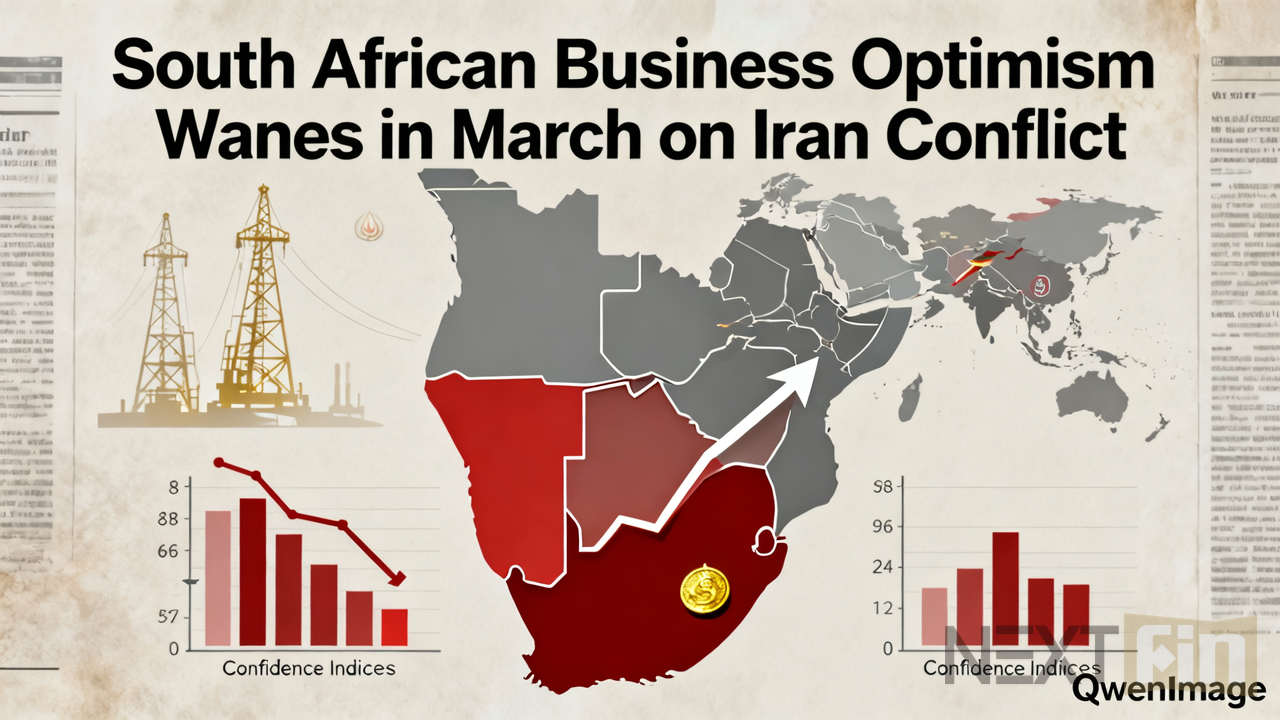 South African Business Optimism Wanes in March on Iran Conflict