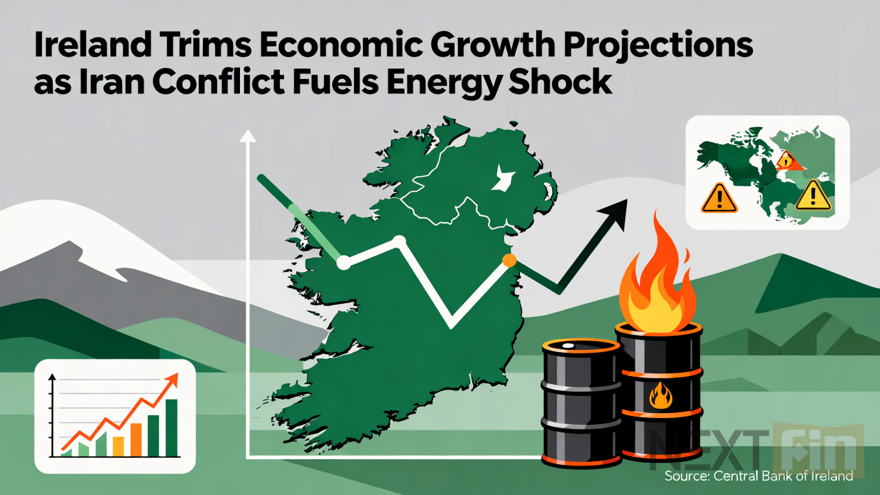Ireland Trims Economic Growth Projections as Iran Conflict Fuels Energy Shock