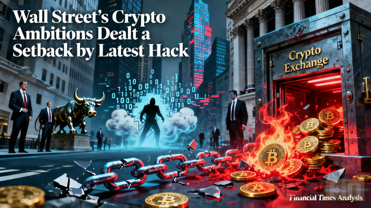 Wall Street’s Crypto Ambitions Dealt a Setback by Latest Hack