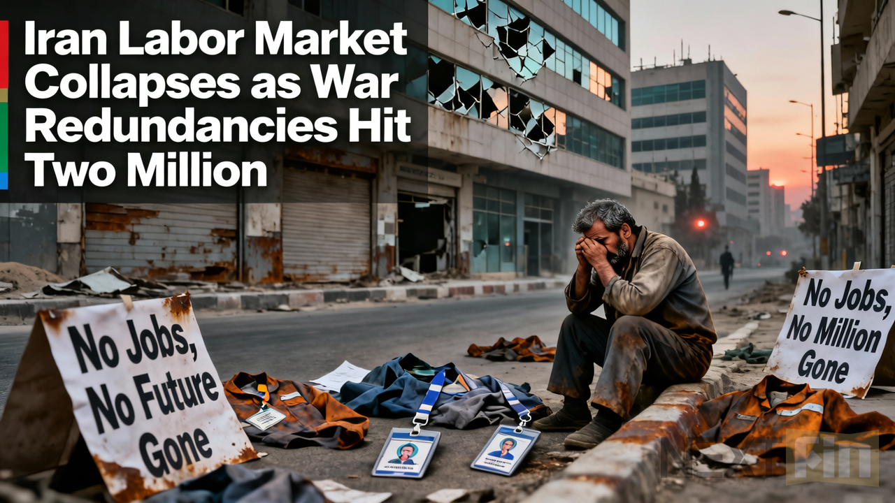 Iran Labor Market Collapses as War Redundancies Hit Two Million