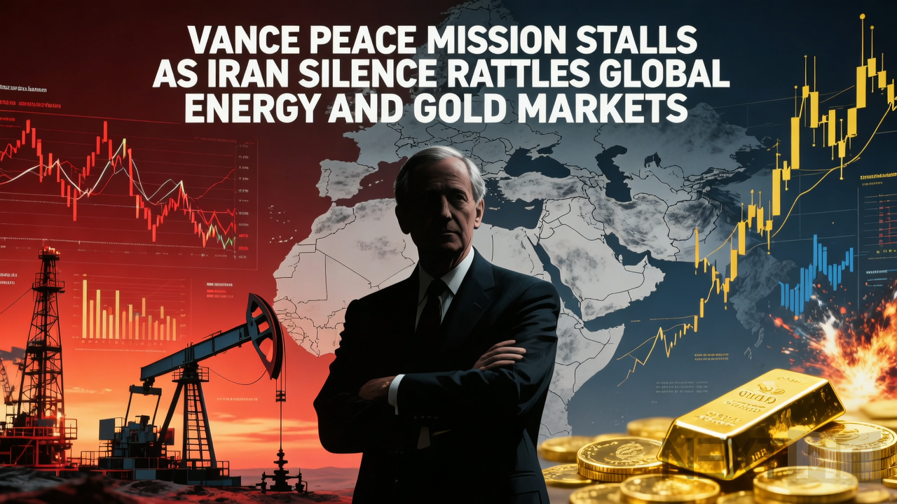 Vance Peace Mission Stalls as Iran Silence Rattles Global Energy and Gold Markets