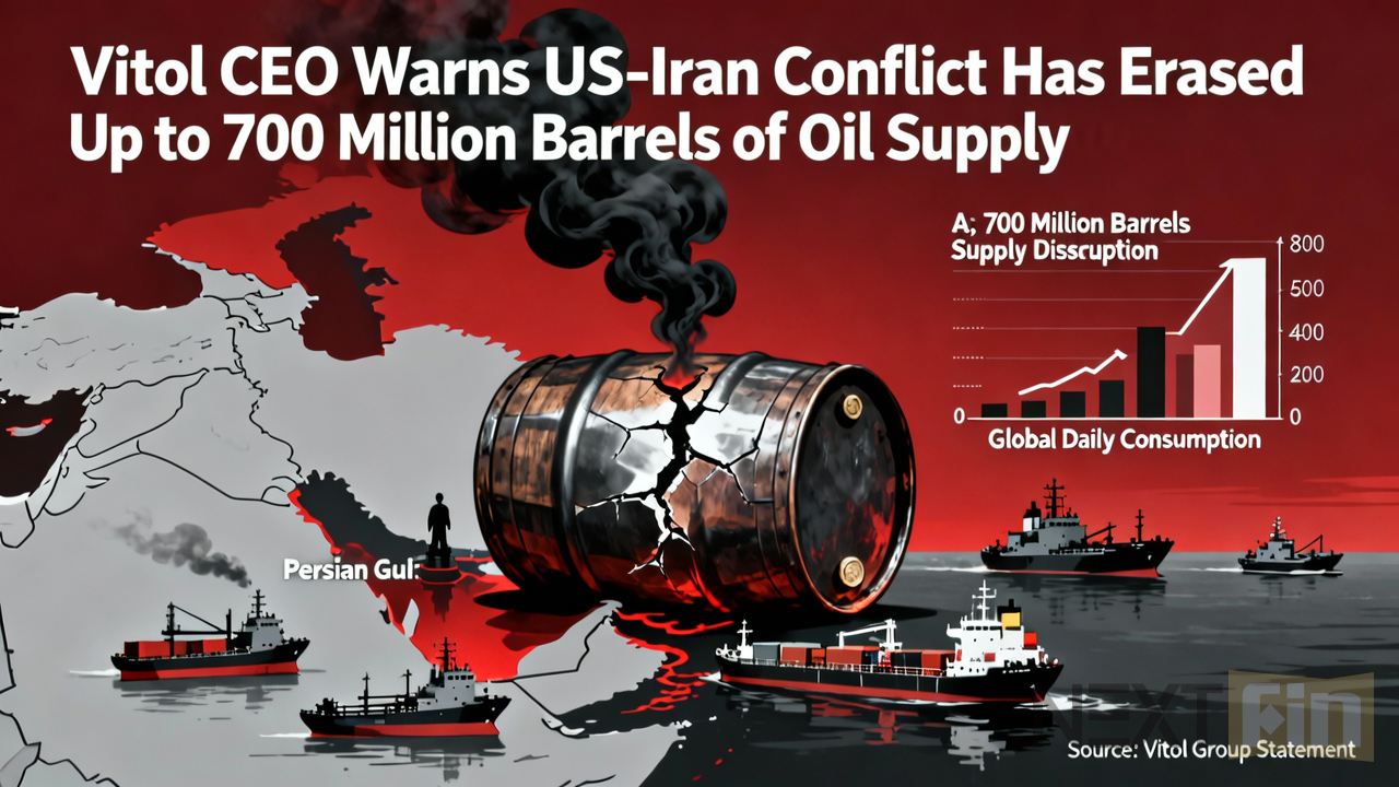 Vitol CEO Warns US-Iran Conflict Has Erased Up to 700 Million Barrels of Oil Supply