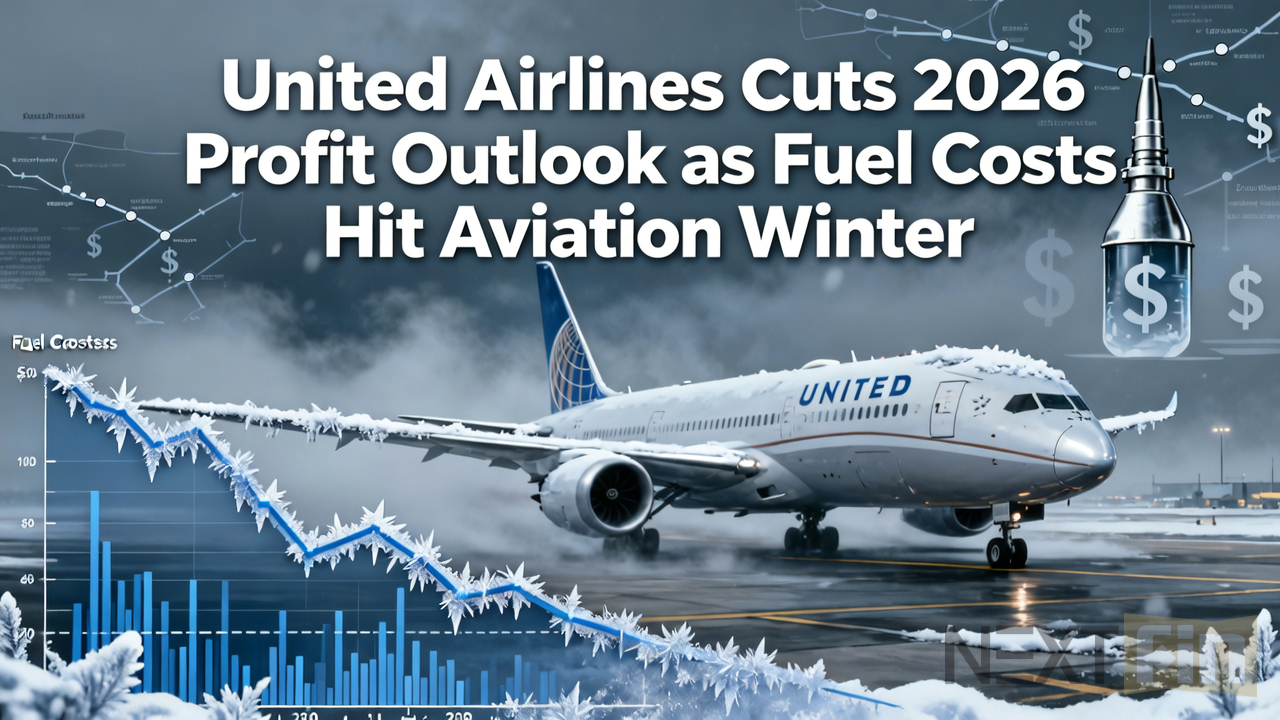 United Airlines Cuts 2026 Profit Outlook as Fuel Costs Hit Aviation Winter