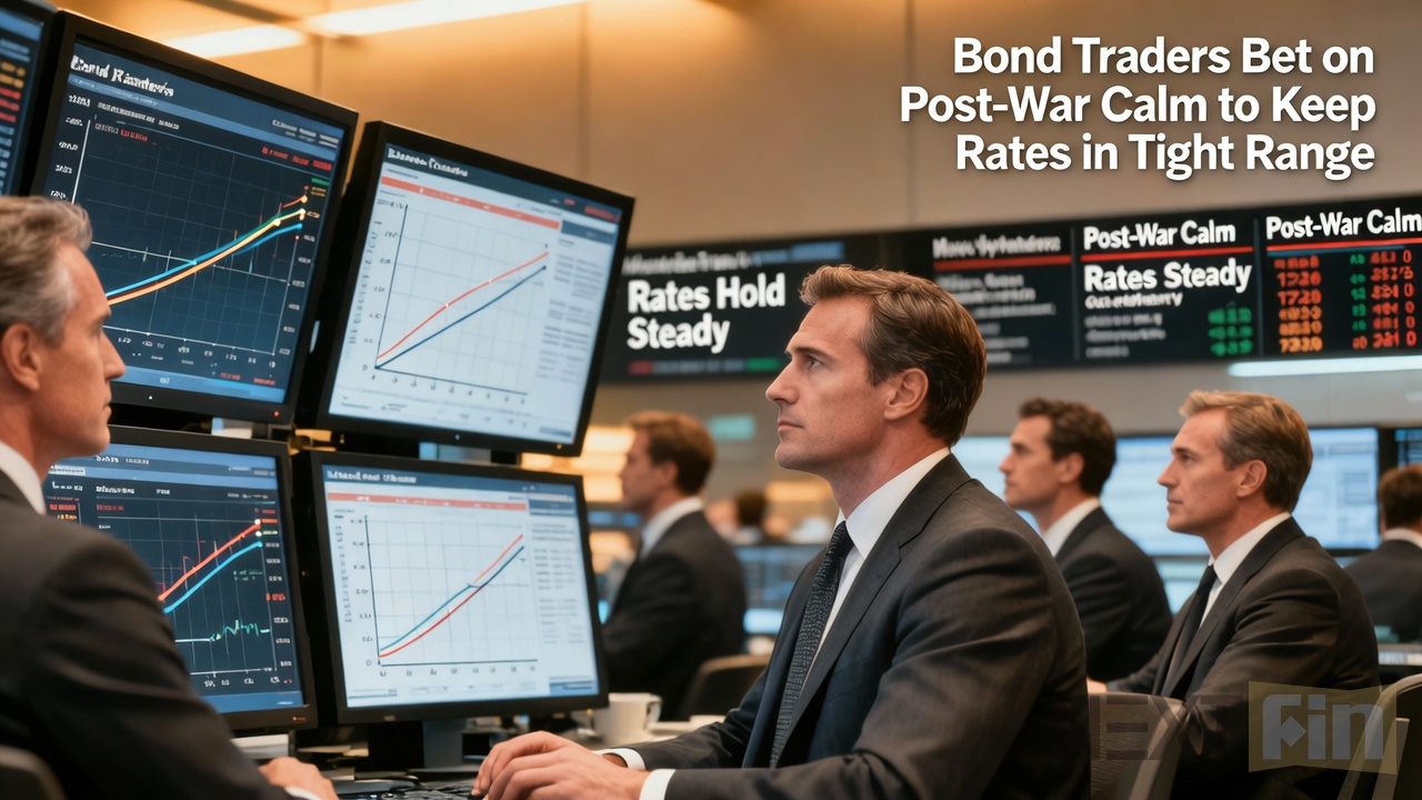 Bond Traders Bet on Post-War Calm to Keep Rates in Tight Range