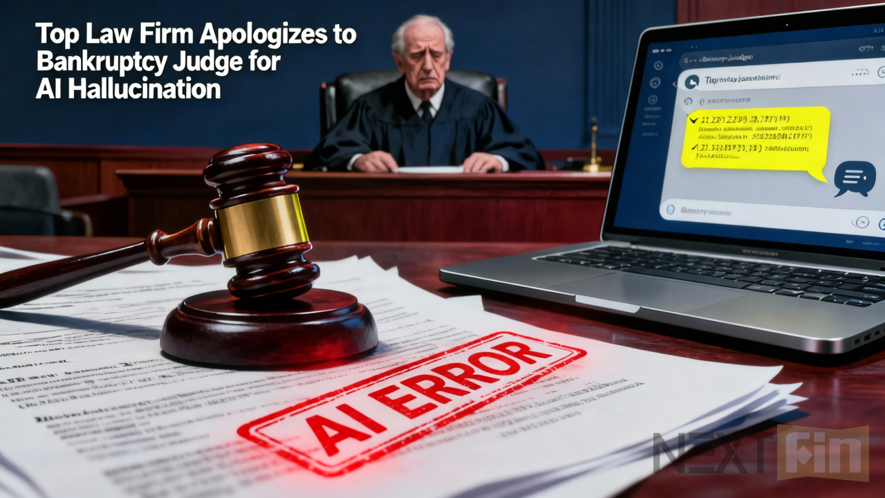 Top Law Firm Apologizes to Bankruptcy Judge for AI Hallucination
