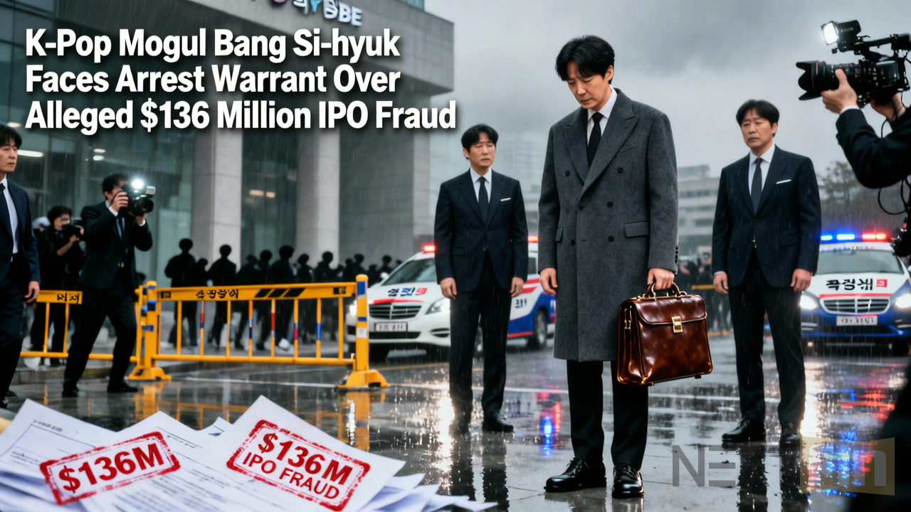 K-Pop Mogul Bang Si-hyuk Faces Arrest Warrant Over Alleged $136 Million IPO Fraud