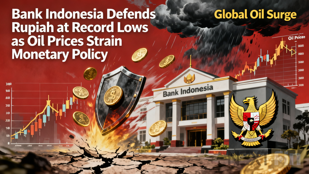 Bank Indonesia Defends Rupiah at Record Lows as Oil Prices Strain Monetary Policy