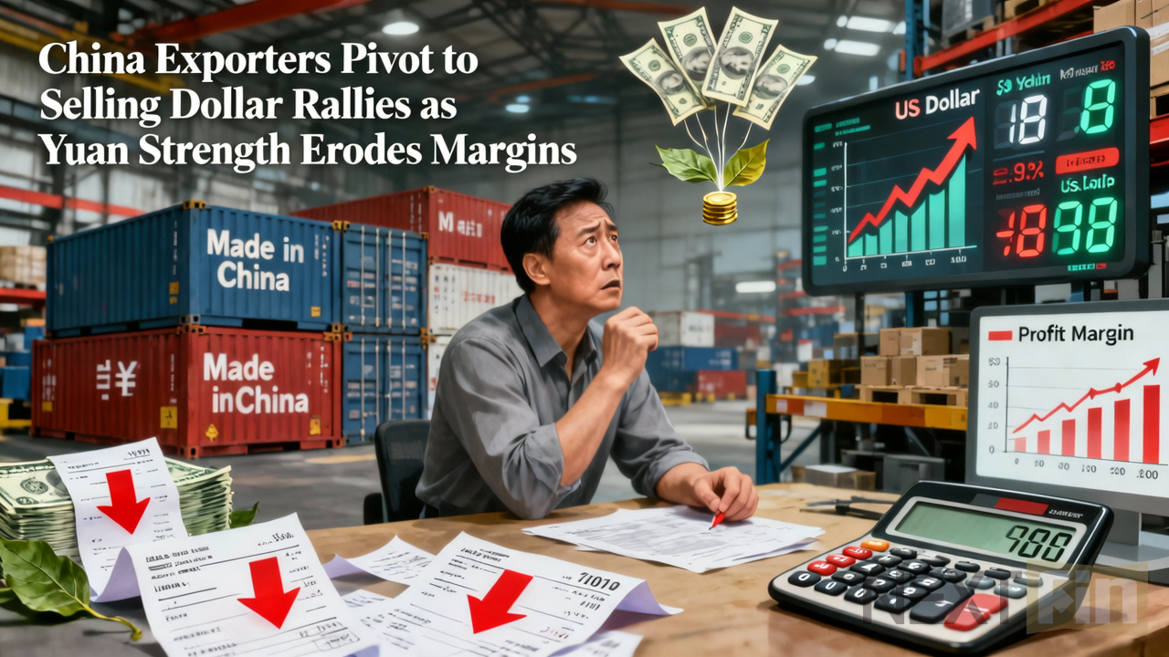 China Exporters Pivot to Selling Dollar Rallies as Yuan Strength Erodes Margins