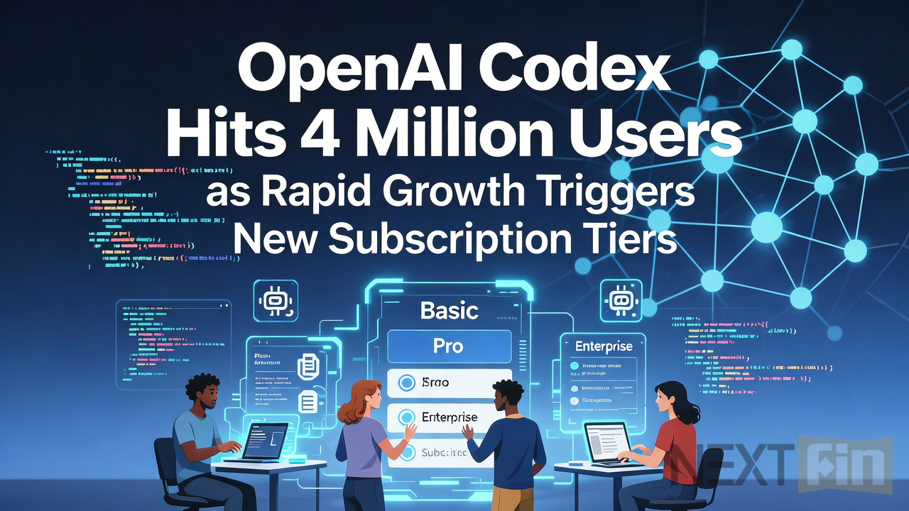 OpenAI Codex Hits 4 Million Users as Rapid Growth Triggers New Subscription Tiers