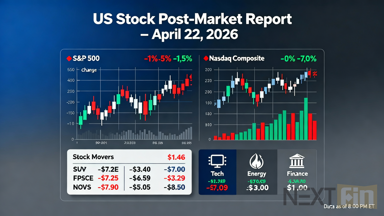 US Stock Post-Market Report - April 22, 2026