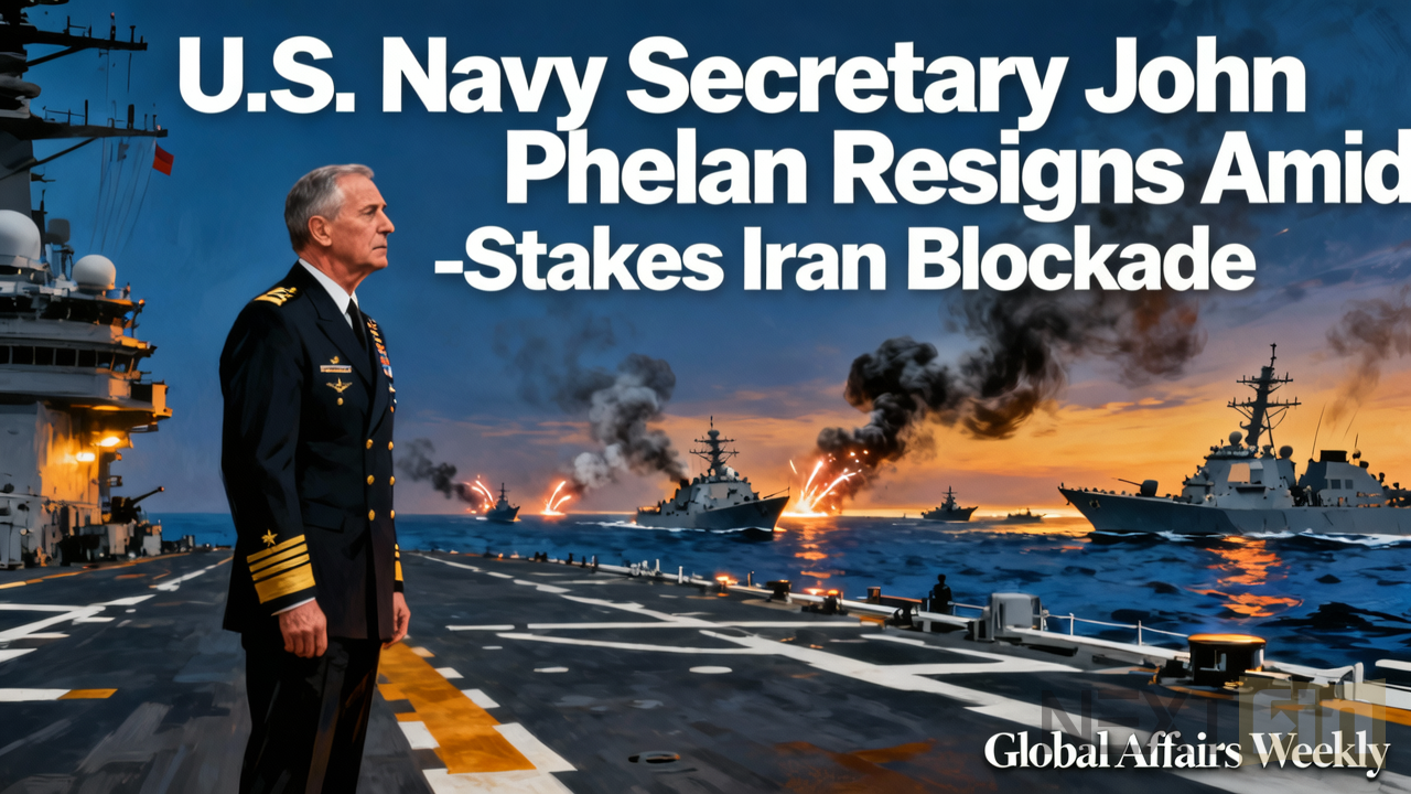 U.S. Navy Secretary John Phelan Resigns Amid High-Stakes Iran Blockade