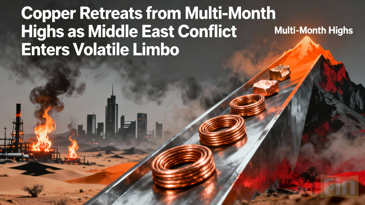 Copper Retreats from Multi-Month Highs as Middle East Conflict Enters Volatile Limbo