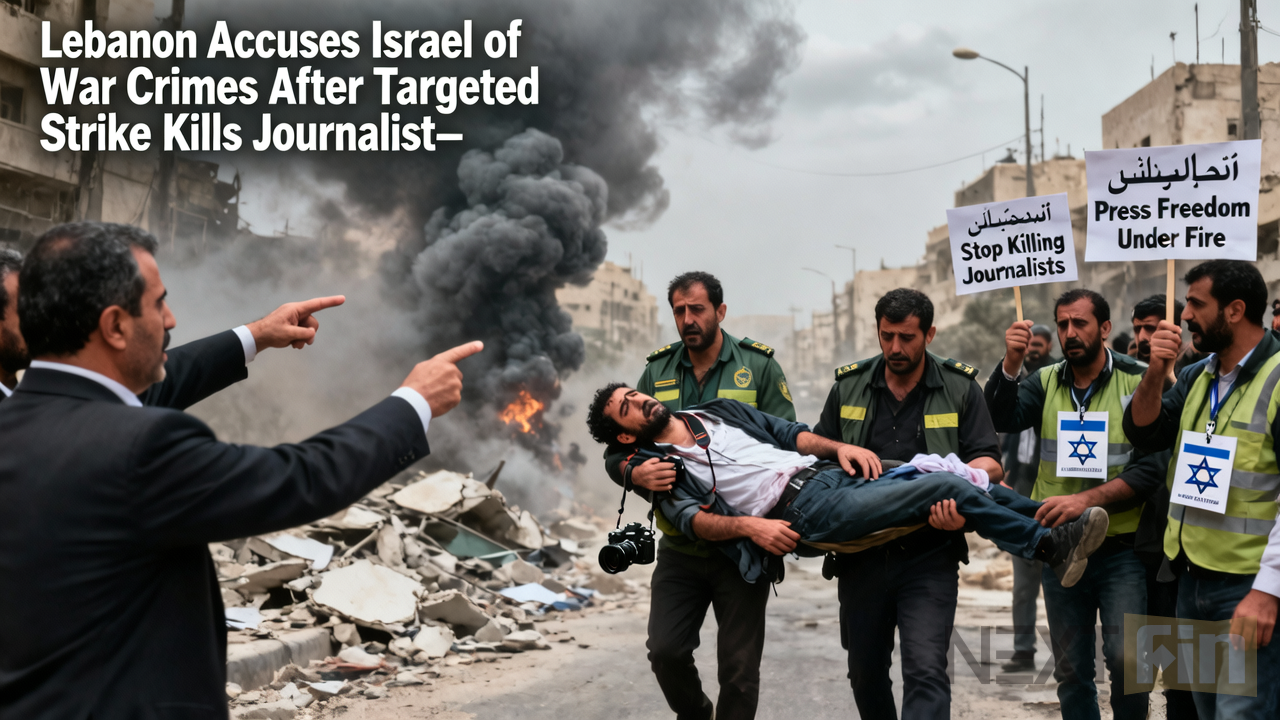 Lebanon Accuses Israel of War Crimes After Targeted Strike Kills Journalist