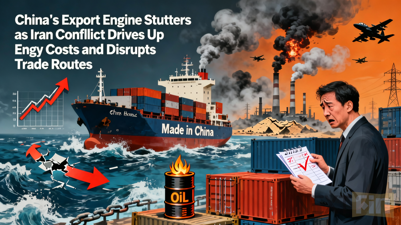 China’s Export Engine Stutters as Iran Conflict Drives Up Energy Costs and Disrupts Trade Routes