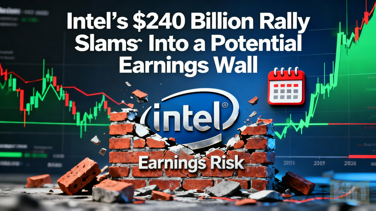 Intel’s $240 Billion Rally Slams Into a Potential Earnings Wall