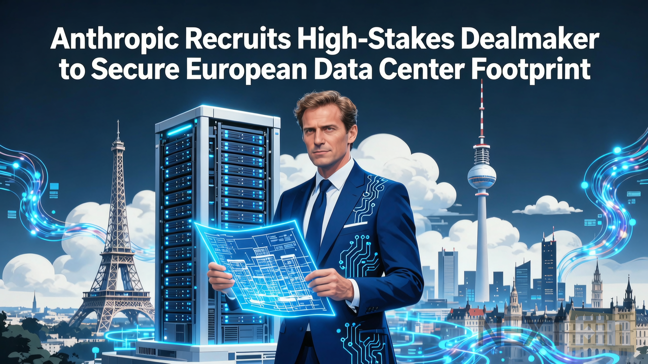 Anthropic Recruits High-Stakes Dealmaker to Secure European Data Center Footprint