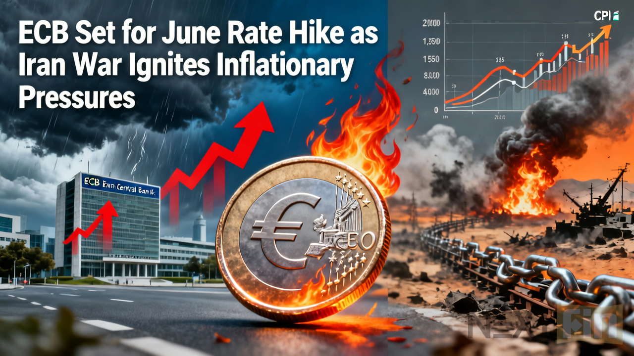ECB Set for June Rate Hike as Iran War Ignites Inflationary Pressures
