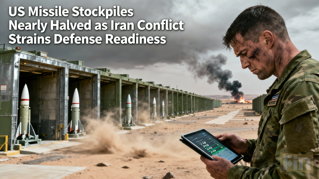 US Missile Stockpiles Nearly Halved as Iran Conflict Strains Defense Readiness