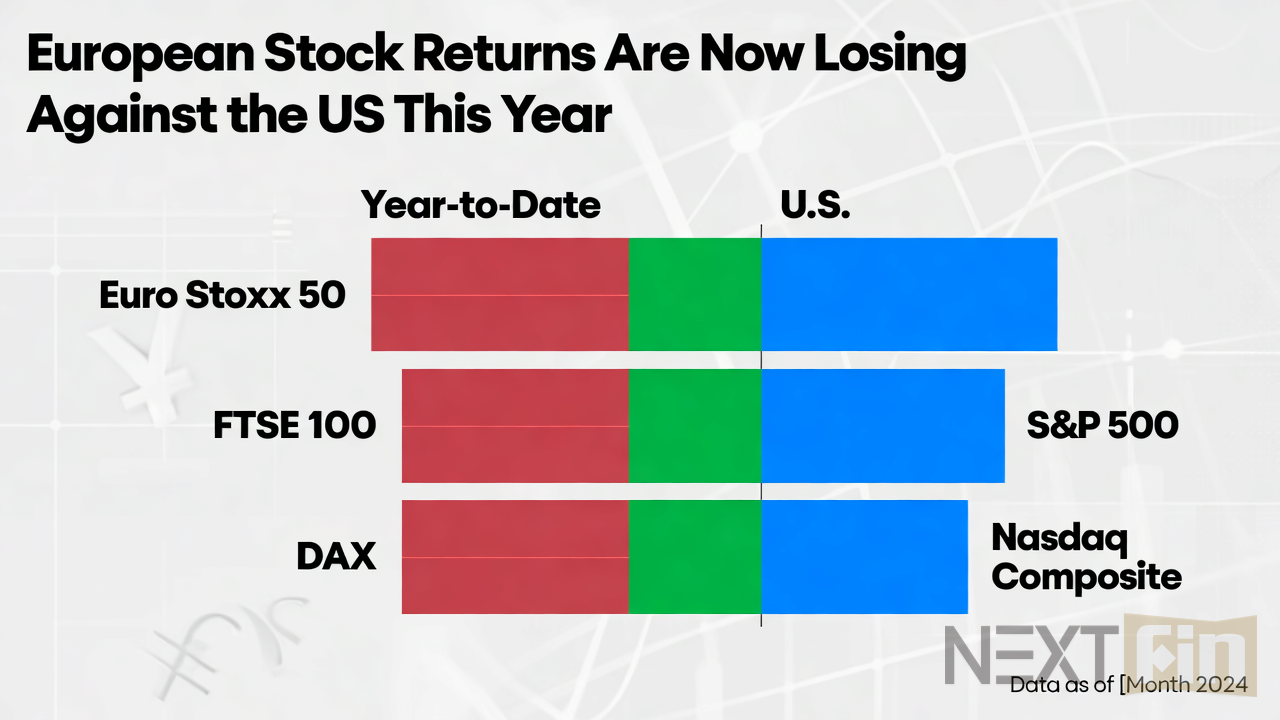 European Stock Returns Are Now Losing Against the US This Year