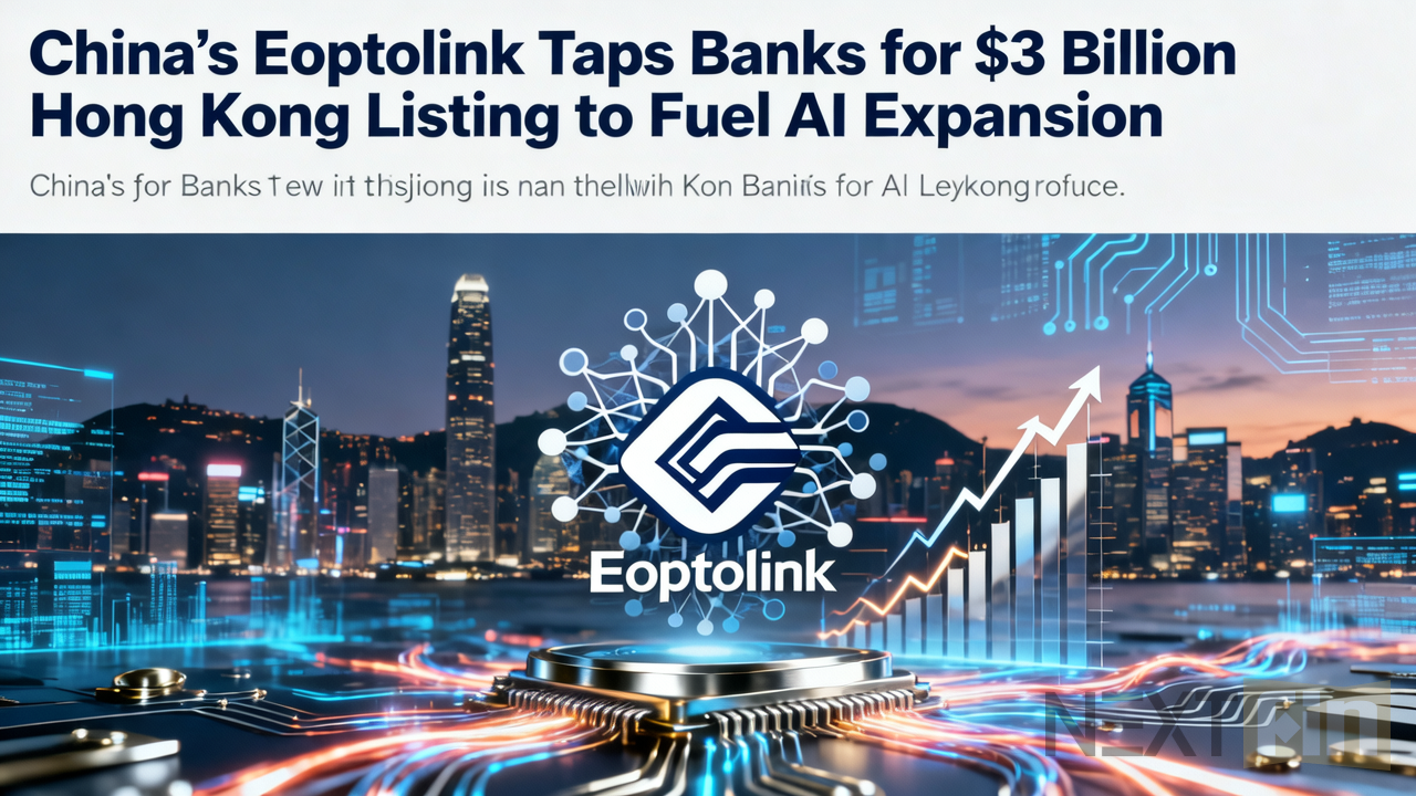 China’s Eoptolink Taps Banks for $3 Billion Hong Kong Listing to Fuel AI Expansion