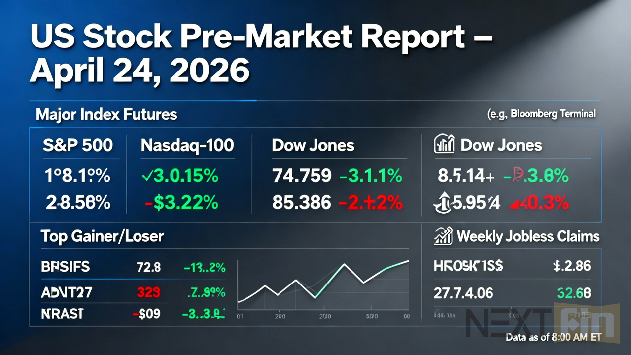 US Stock Pre-Market Report - April 24, 2026