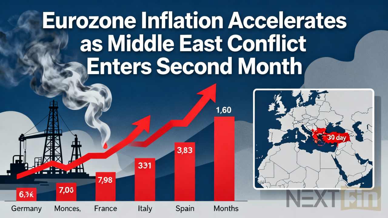Eurozone Inflation Accelerates as Middle East Conflict Enters Second Month