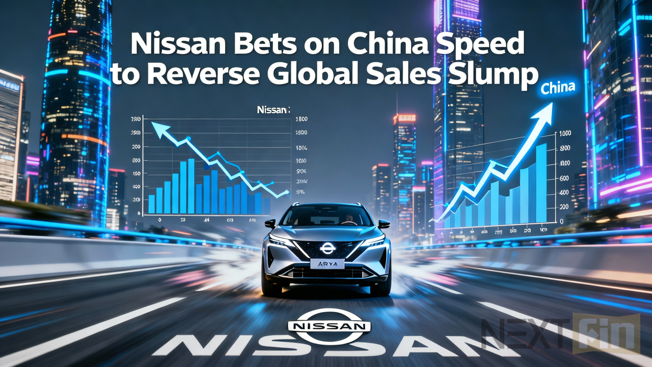 Nissan Bets on China Speed to Reverse Global Sales Slump