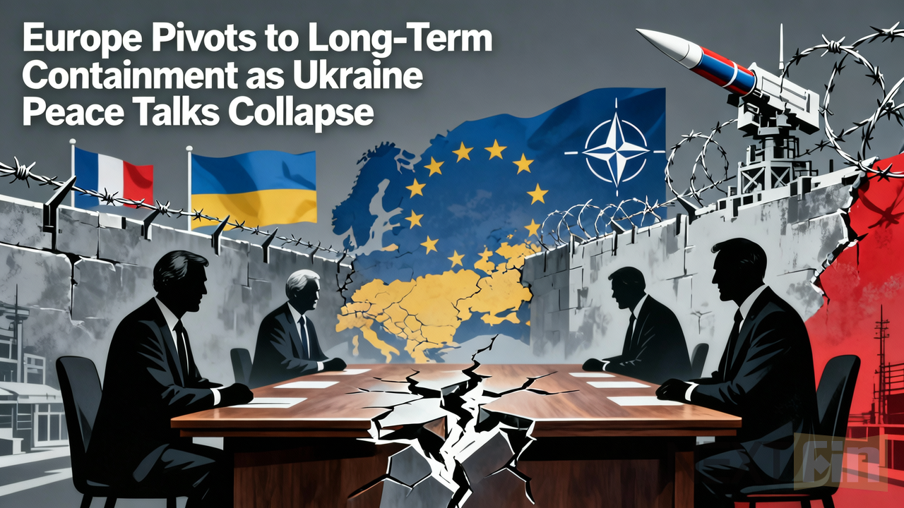 Europe Pivots to Long-Term Containment as Ukraine Peace Talks Collapse