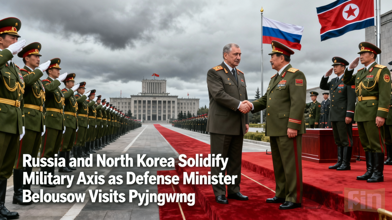Russia and North Korea Solidify Military Axis as Defense Minister Belousov Visits Pyongyang