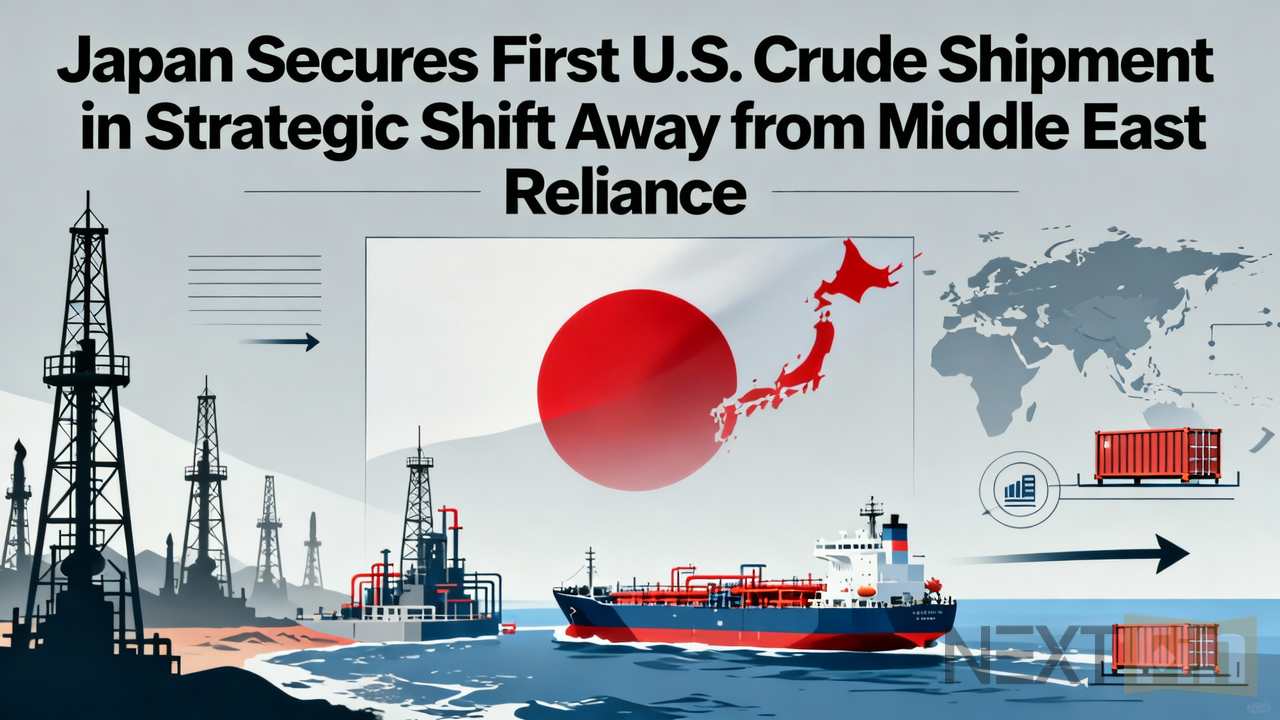 Japan Secures First U.S. Crude Shipment in Strategic Shift Away from Middle East Reliance