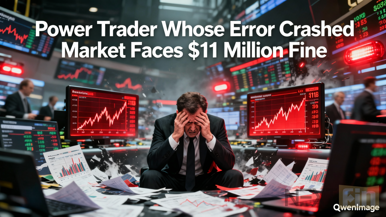 Power Trader Whose Error Crashed Market Faces $11 Million Fine