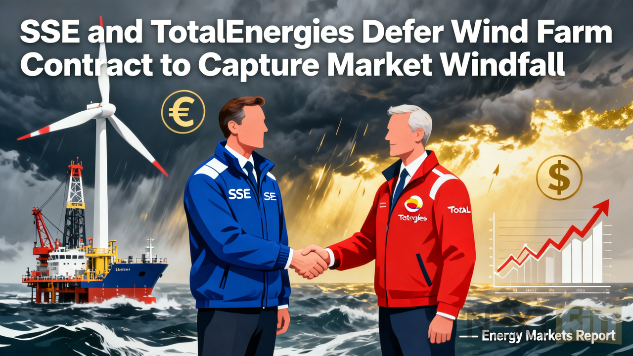 SSE and TotalEnergies Defer Wind Farm Contract to Capture Market Windfall