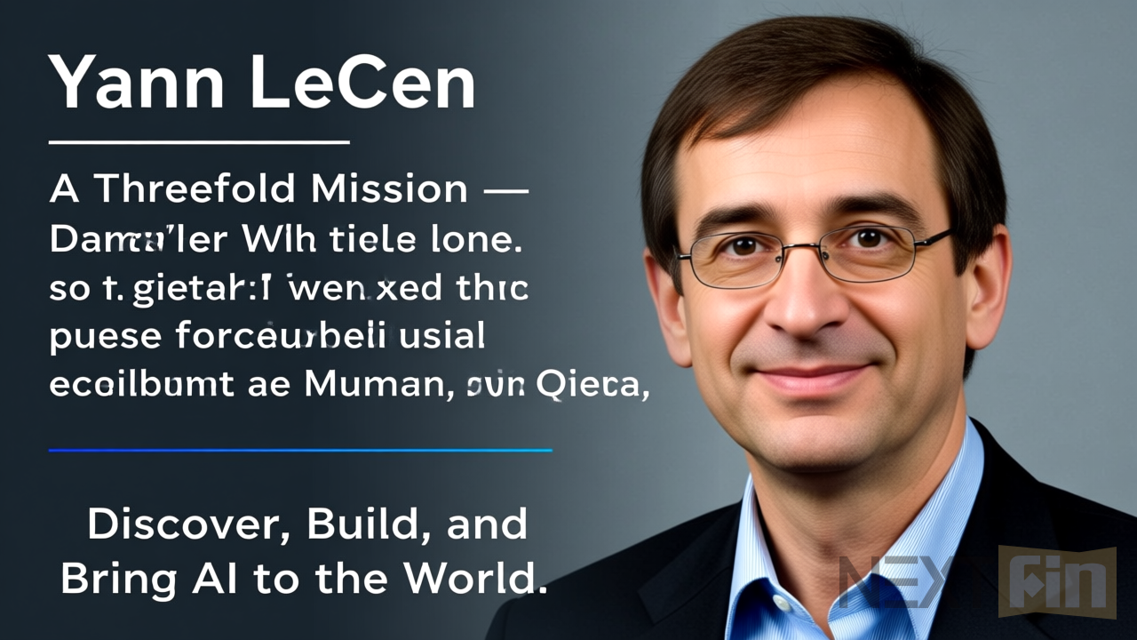 Yann LeCun: A Threefold Mission — Discover, Build, and Bring AI to the World