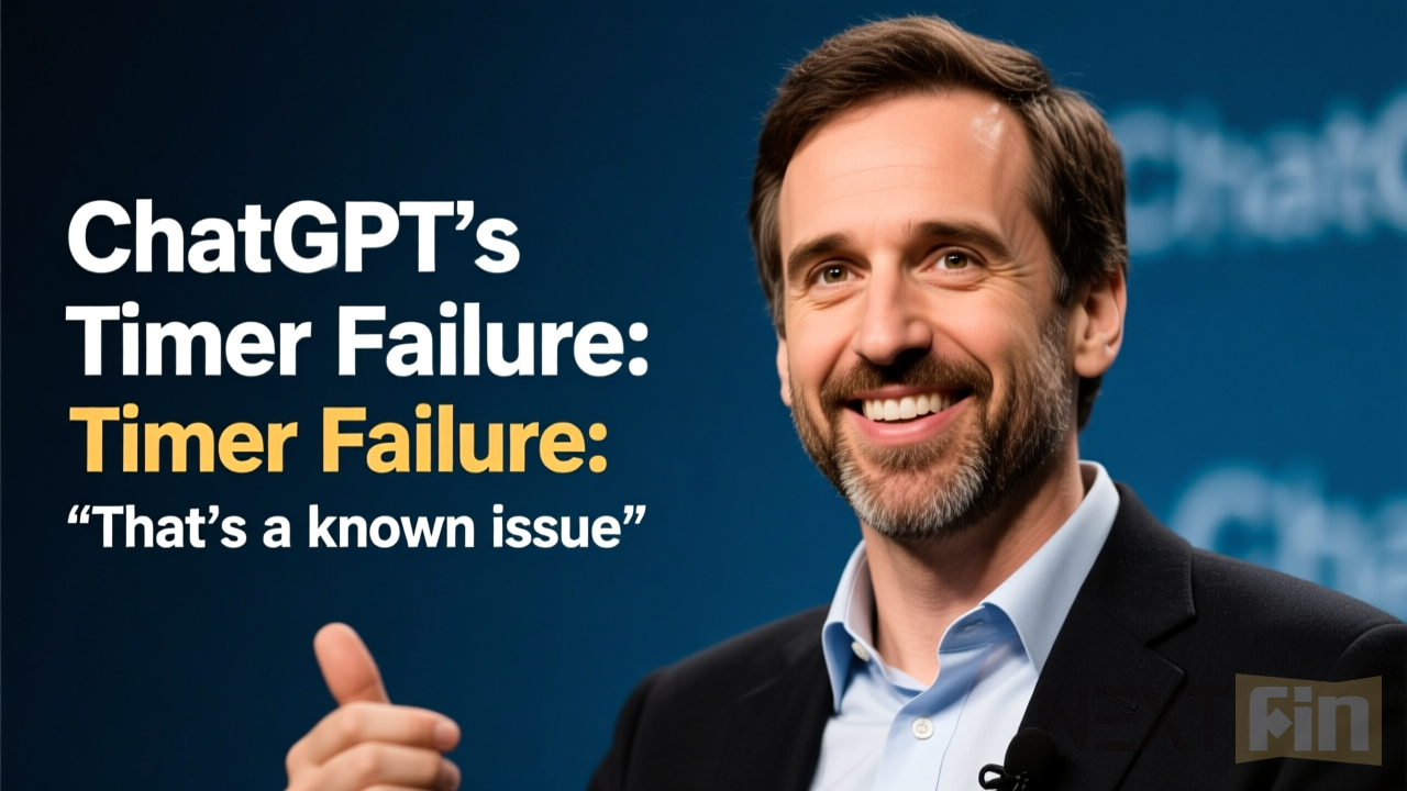 Sam Altman on ChatGPT’s Timer Failure: "That’s a known issue"