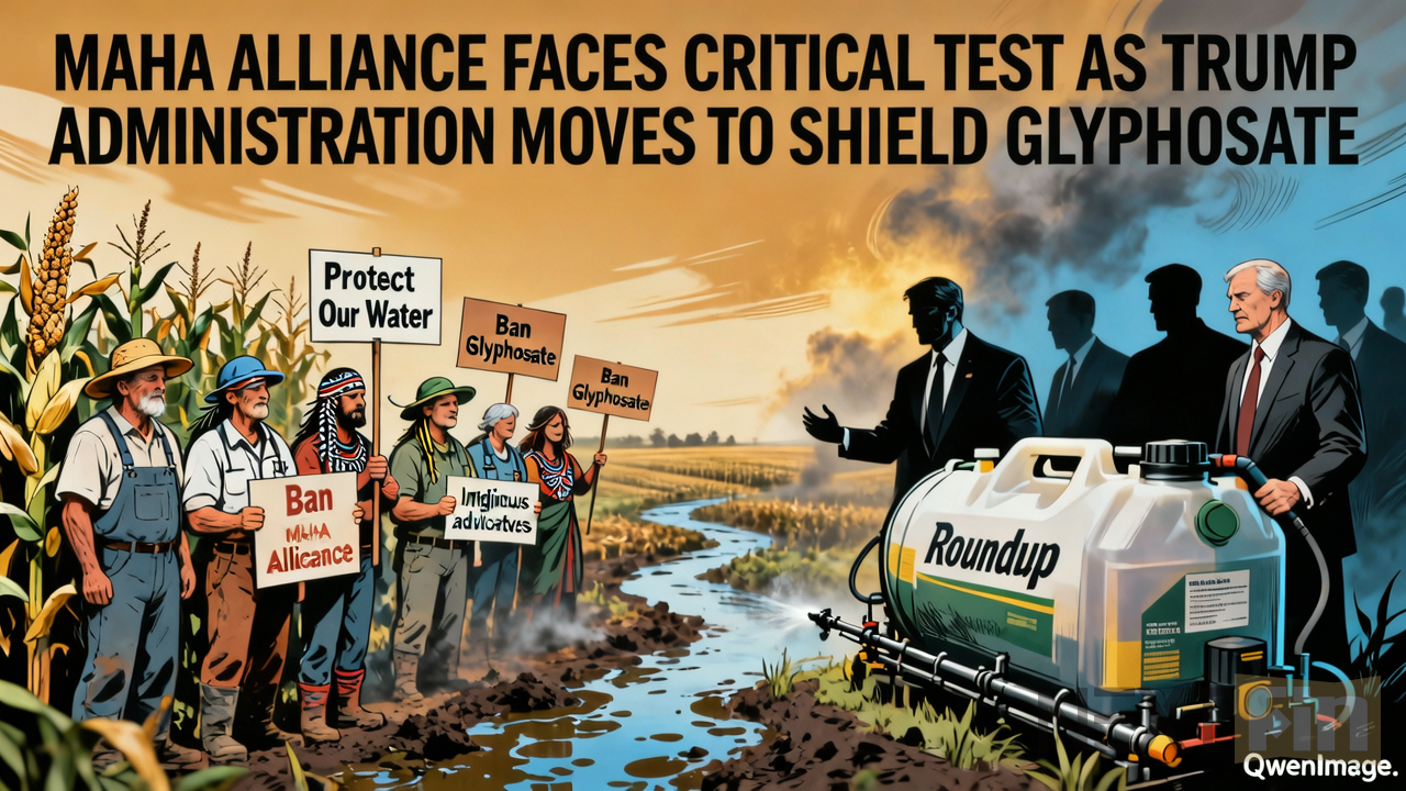 MAHA Alliance Faces Critical Test as Trump Administration Moves to Shield Glyphosate
